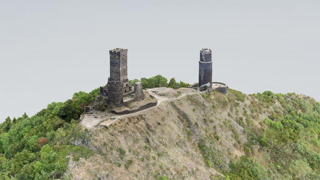 3D scan of the Czech castle Házmburk